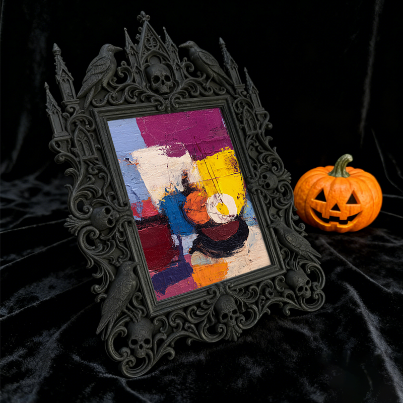 Trendy European Carved Frame | Chocolate Shop Window Decor, Photo Prop, Retro Royal Relief Design