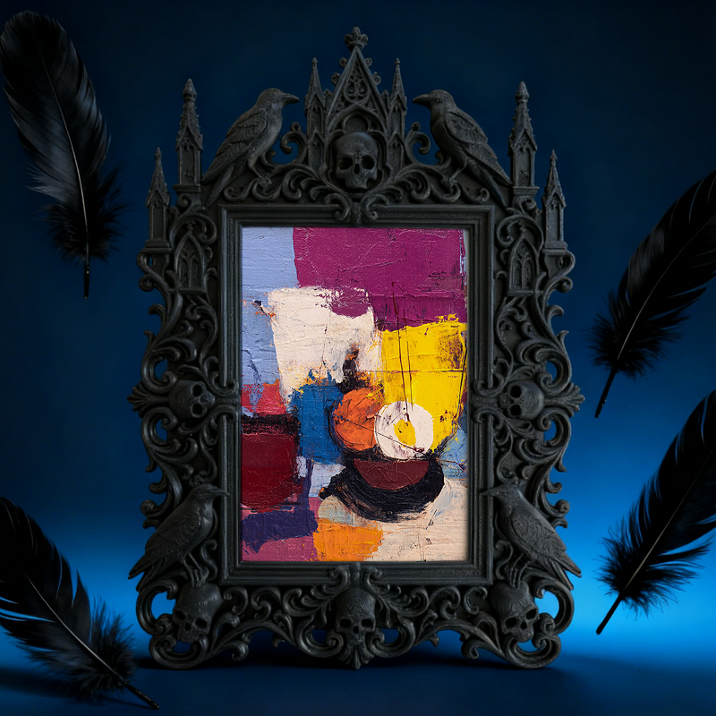 Trendy European Carved Frame | Chocolate Shop Window Decor, Photo Prop, Retro Royal Relief Design