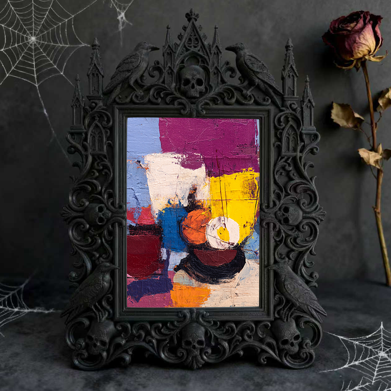 Trendy European Carved Frame | Chocolate Shop Window Decor, Photo Prop, Retro Royal Relief Design