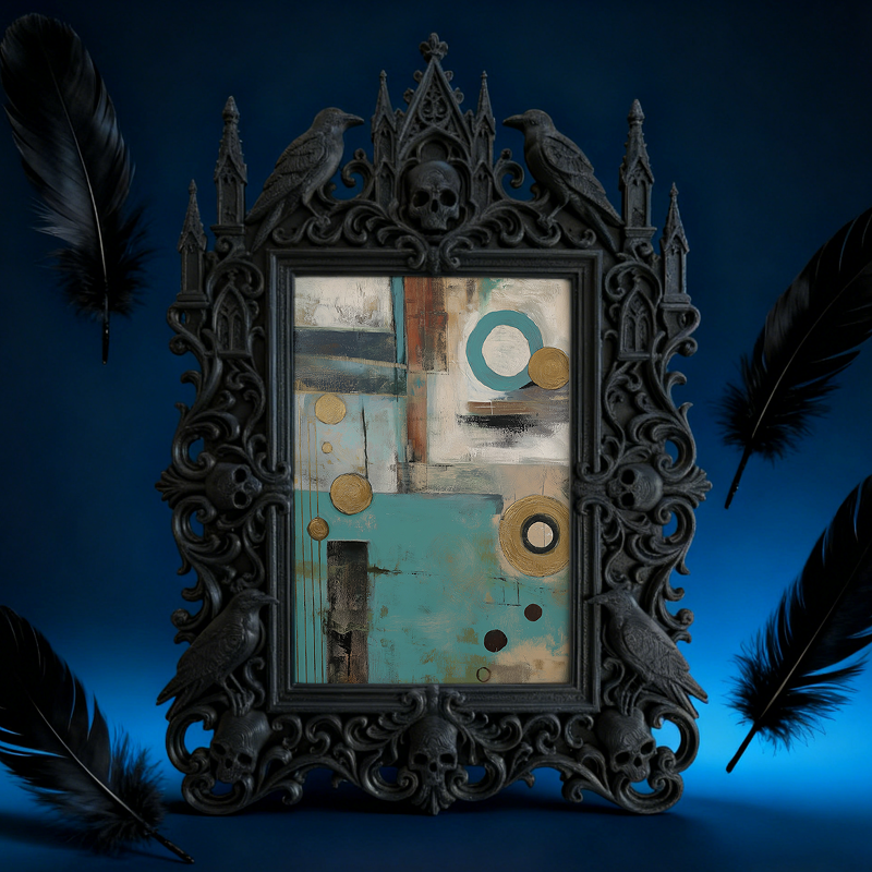 Popular European Carved Luxury Frame | Pottery Art Gallery Decor, Photo Prop, Palace Relief Craft