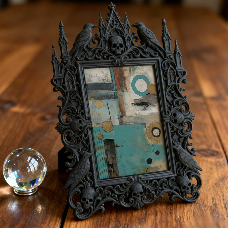 Popular European Carved Luxury Frame | Pottery Art Gallery Decor, Photo Prop, Palace Relief Craft