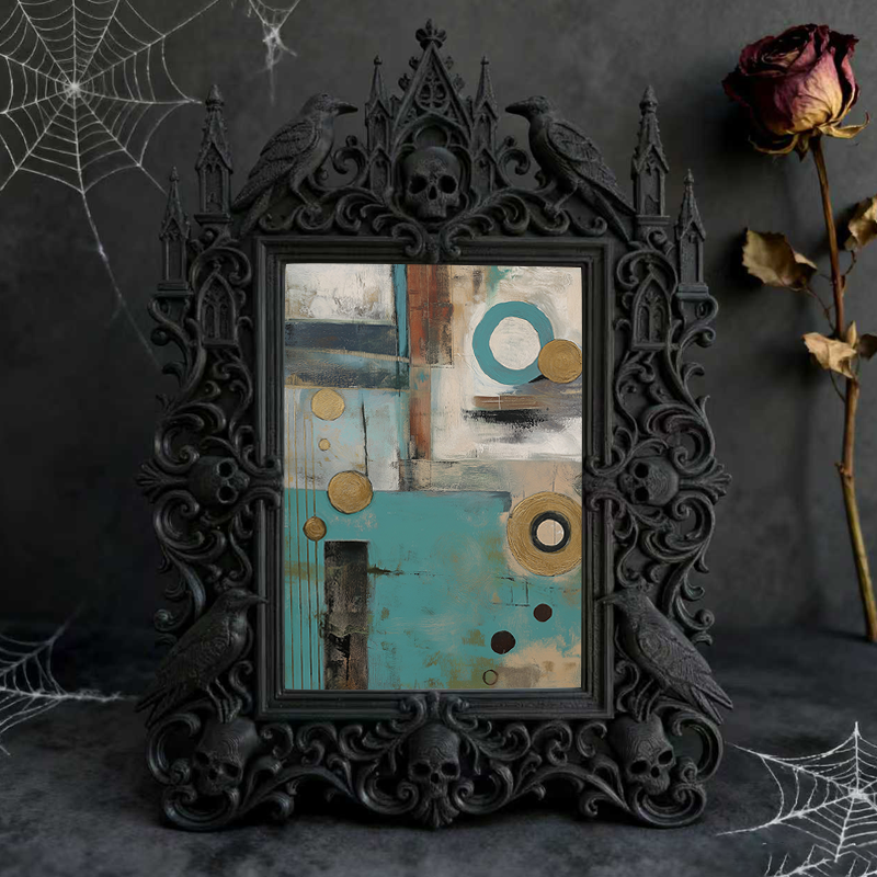 Popular European Carved Luxury Frame | Pottery Art Gallery Decor, Photo Prop, Palace Relief Craft