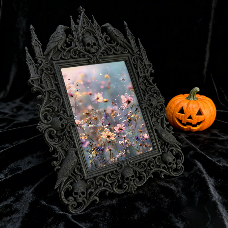 Top-rated Royal Relief Photo Frame | Nursing Home Activity Room Decor, Family Photo Holder, Warm Retro Style
