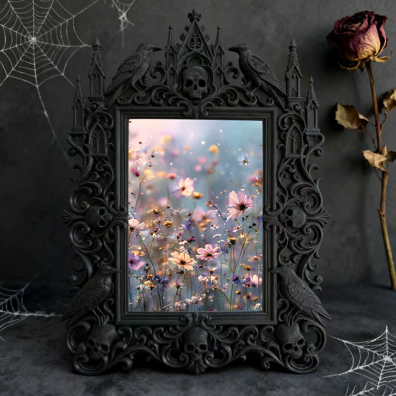 Top-rated Royal Relief Photo Frame | Nursing Home Activity Room Decor, Family Photo Holder, Warm Retro Style