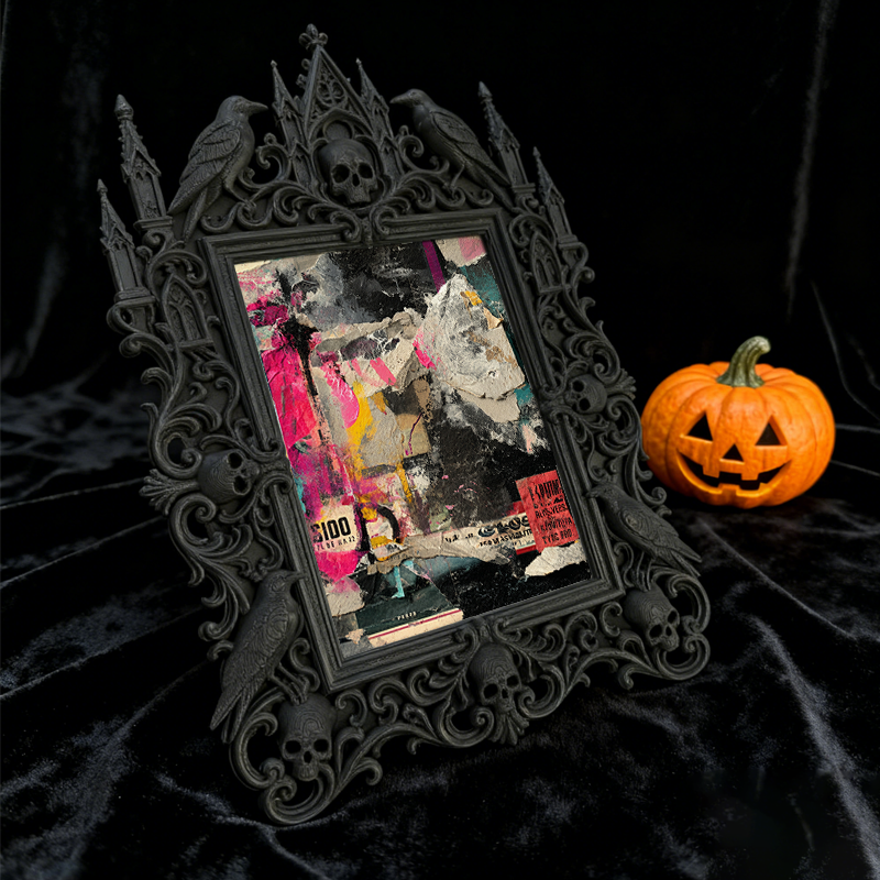 Hot-selling Court Relief Frame | Handmade Soap Shop Counter Decor, Photo Holder, Palace Carved Craft