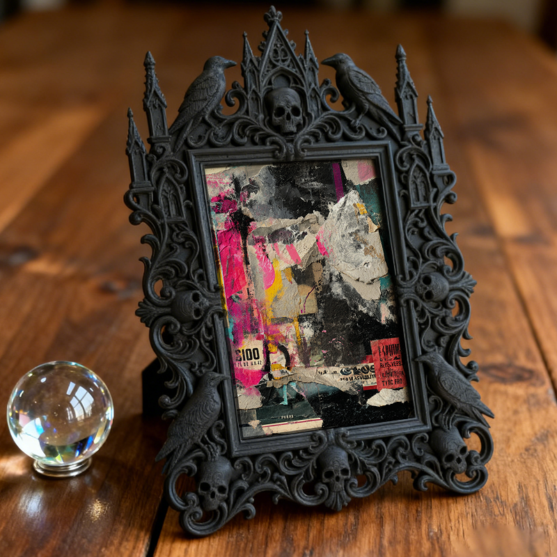 Hot-selling Court Relief Frame | Handmade Soap Shop Counter Decor, Photo Holder, Palace Carved Craft