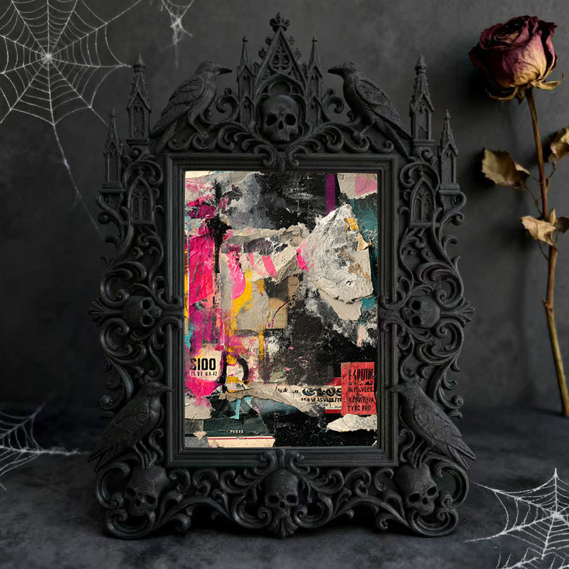 Hot-selling Court Relief Frame | Handmade Soap Shop Counter Decor, Photo Holder, Palace Carved Craft