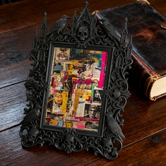 Luxury European Carved Frame | Castle-themed Restaurant Decor, Photo Prop, Noble Retro Relief Style