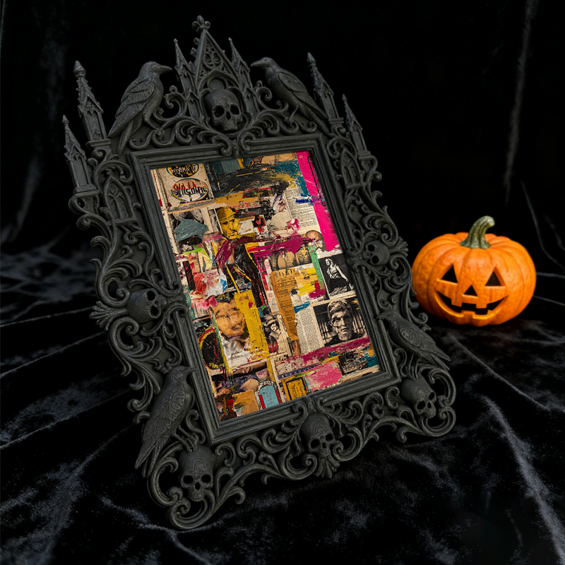 Luxury European Carved Frame | Castle-themed Restaurant Decor, Photo Prop, Noble Retro Relief Style