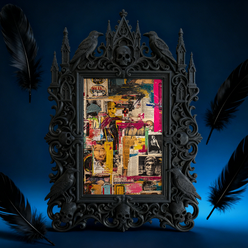 Luxury European Carved Frame | Castle-themed Restaurant Decor, Photo Prop, Noble Retro Relief Style