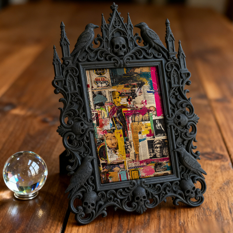 Luxury European Carved Frame | Castle-themed Restaurant Decor, Photo Prop, Noble Retro Relief Style