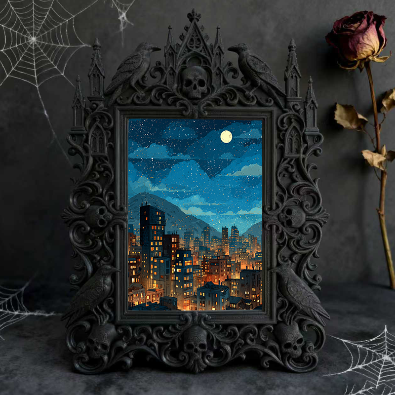 Premium Court Relief Frame | Vintage Car Show Booth Decor, Car Photo Display, Royal Relief Craft