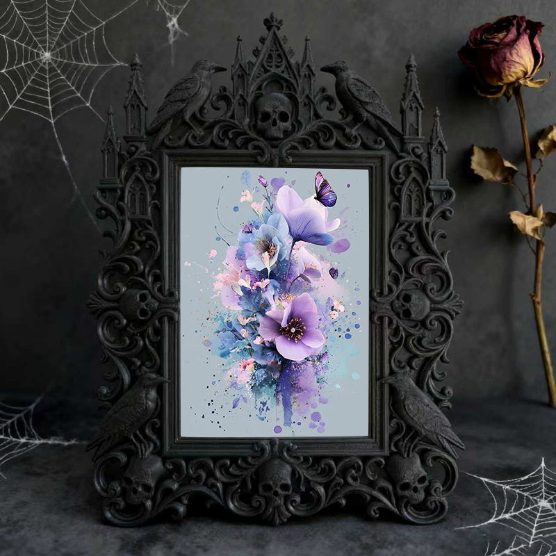 Bestseller European Carved Frame | Farmhouse Stay Breakfast Table Decor, Photo Holder, Rustic Palace Style