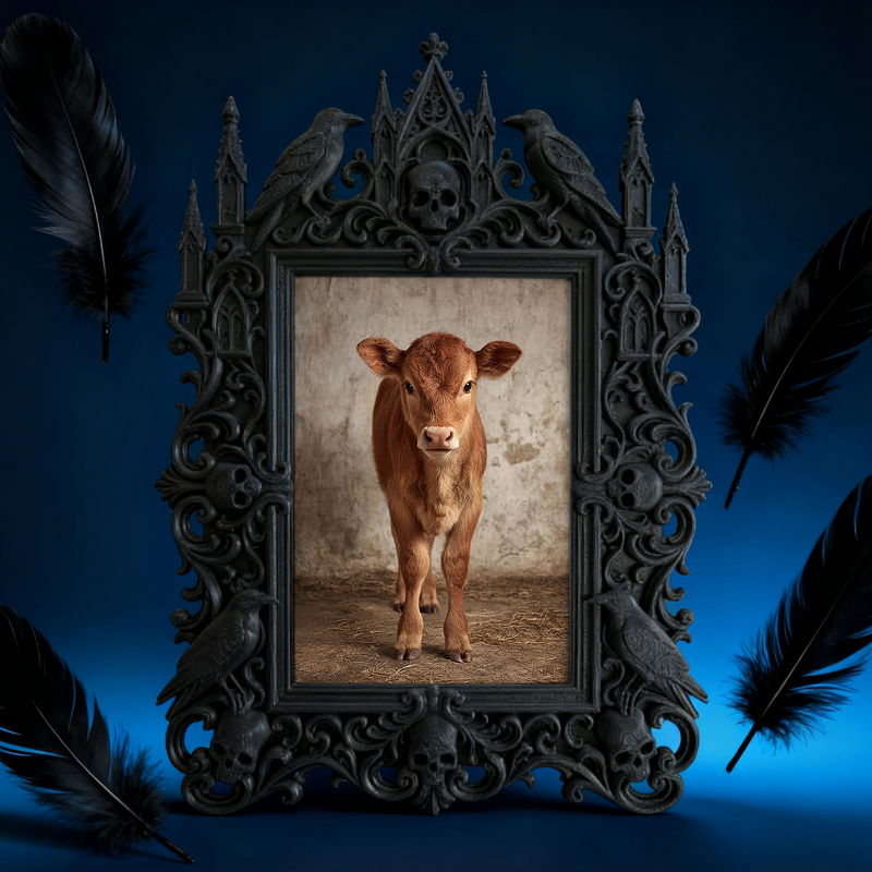 Trendy European Palace Frame | Plant Nursery Gift Corner Decor, Photo Holder, Vintage Relief Craft