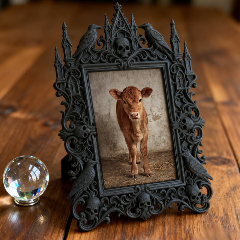 Trendy European Palace Frame | Plant Nursery Gift Corner Decor, Photo Holder, Vintage Relief Craft
