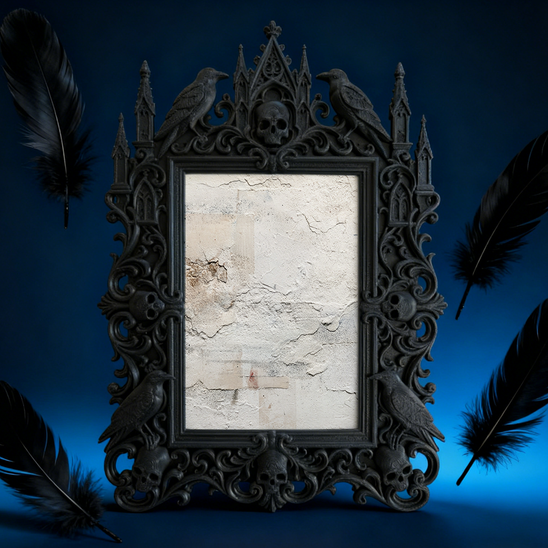 Popular Royal Relief Frame | Board Game Caf茅 Table Decor, Photo Holder, Fun Retro Palace Style