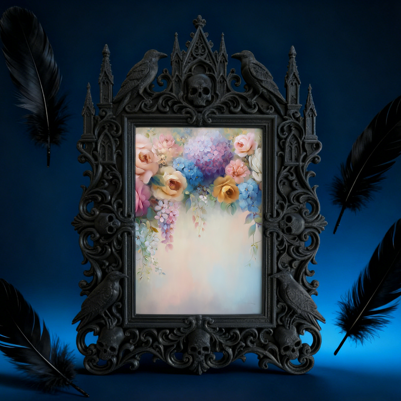 Hot-selling Royal Relief Frame | Wedding Anniversary Dinner Decor, Couple Photo Holder, Luxury Court Craft