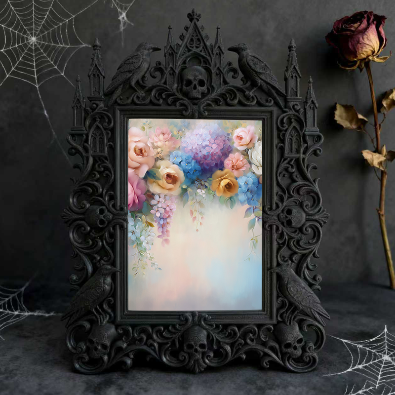 Hot-selling Royal Relief Frame | Wedding Anniversary Dinner Decor, Couple Photo Holder, Luxury Court Craft
