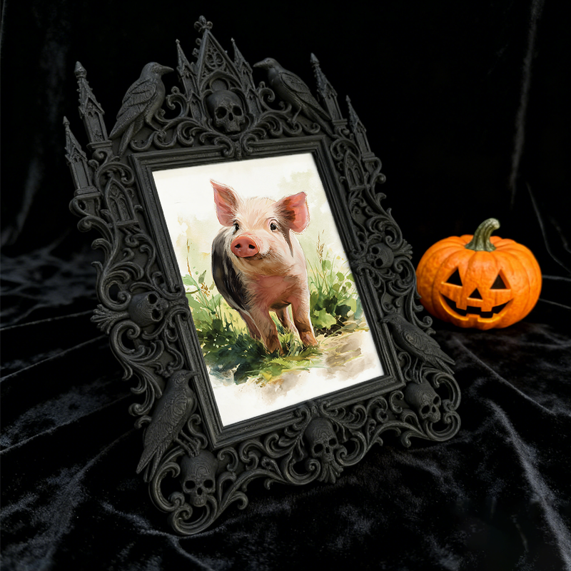 Trendy European Palace Frame | Bookstore Caf茅 Table Decor, Photo Holder, Vintage Noble Relief Design