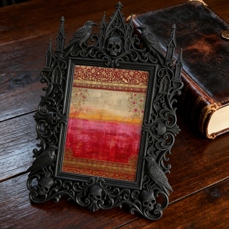 Premium Court Relief Frame | Gym VIP Locker Room Decor, Photo Display Ornament, Retro Palace Style