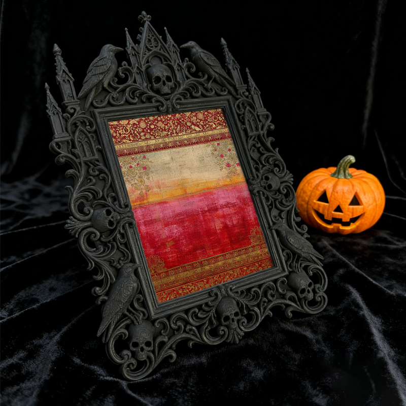 Premium Court Relief Frame | Gym VIP Locker Room Decor, Photo Display Ornament, Retro Palace Style