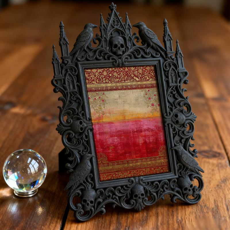 Premium Court Relief Frame | Gym VIP Locker Room Decor, Photo Display Ornament, Retro Palace Style