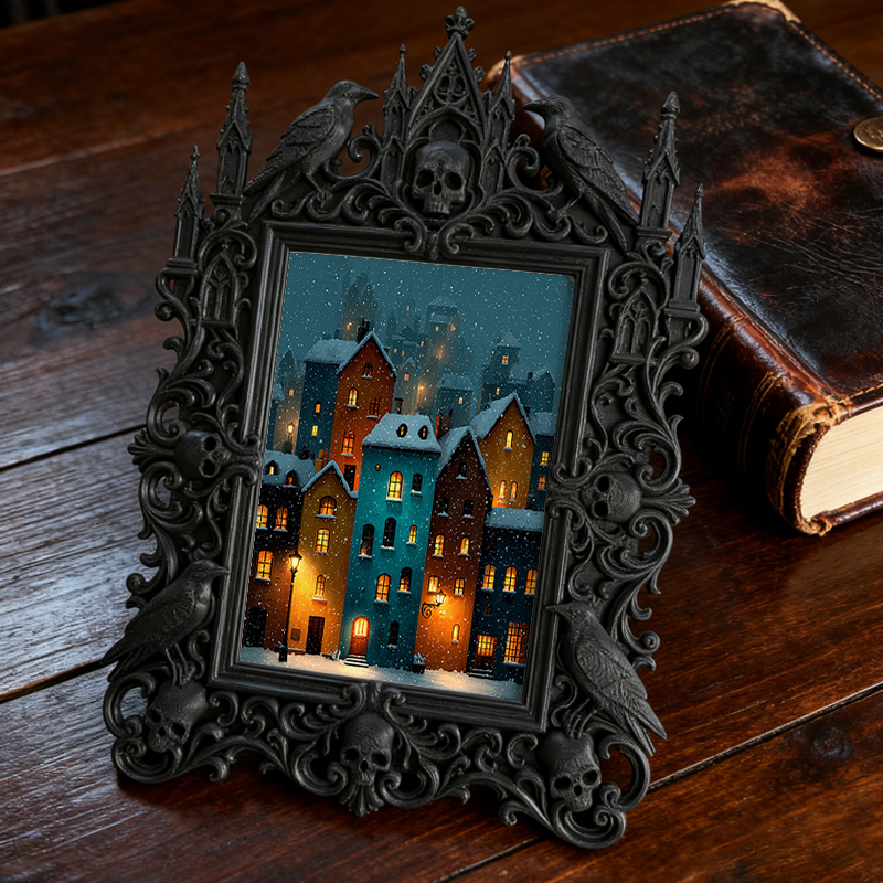 Luxury European Carved Frame | Artisan Cheese Shop Decor, Photo Prop, Royal Court Relief Craft