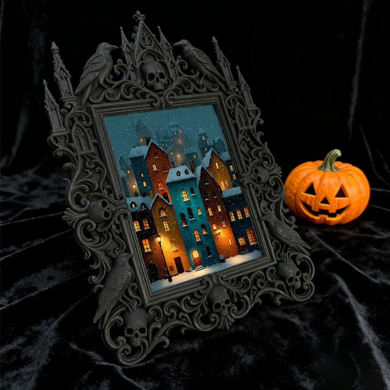 Luxury European Carved Frame | Artisan Cheese Shop Decor, Photo Prop, Royal Court Relief Craft