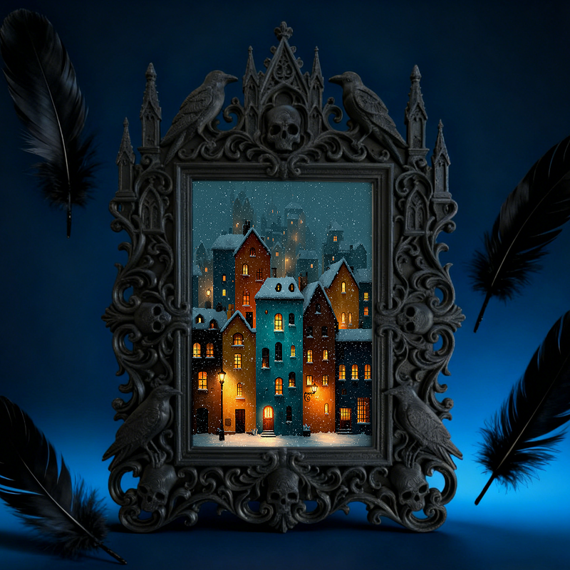 Luxury European Carved Frame | Artisan Cheese Shop Decor, Photo Prop, Royal Court Relief Craft