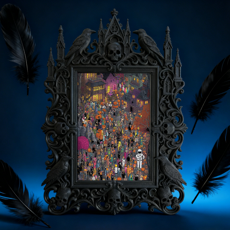 Stylish European Palace Frame | Opera House Lobby Decor, Photo Display Ornament, Noble Retro Design