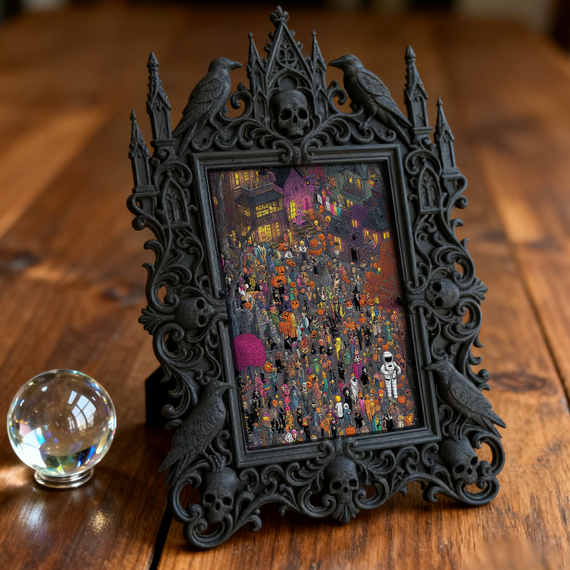 Stylish European Palace Frame | Opera House Lobby Decor, Photo Display Ornament, Noble Retro Design