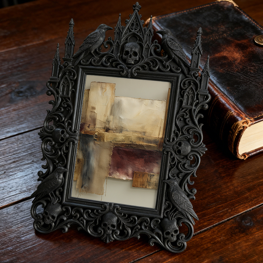 Bestseller European Carved Frame | Vineyard Picnic Area Decor, Photo Holder, Rustic Royal Relief Craft