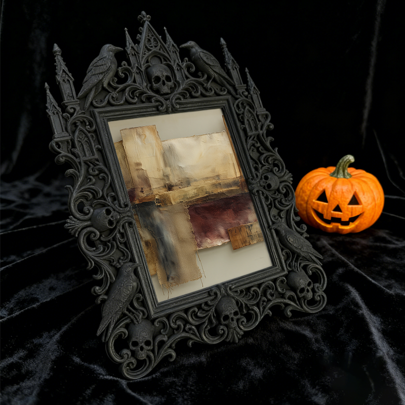 Bestseller European Carved Frame | Vineyard Picnic Area Decor, Photo Holder, Rustic Royal Relief Craft