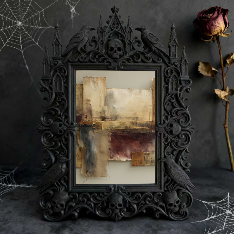 Bestseller European Carved Frame | Vineyard Picnic Area Decor, Photo Holder, Rustic Royal Relief Craft
