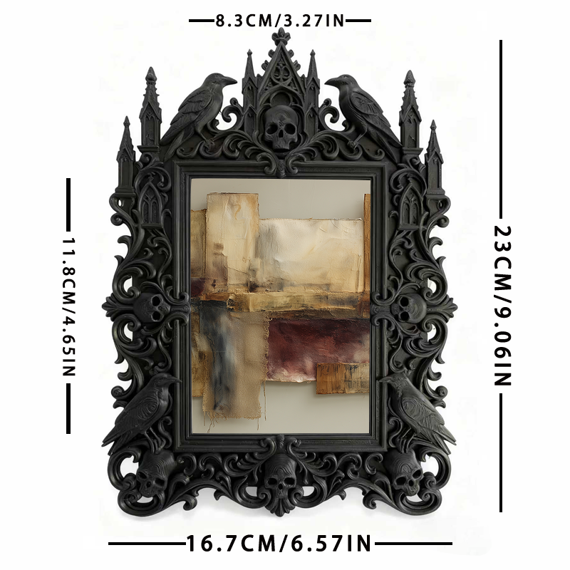 Bestseller European Carved Frame | Vineyard Picnic Area Decor, Photo Holder, Rustic Royal Relief Craft
