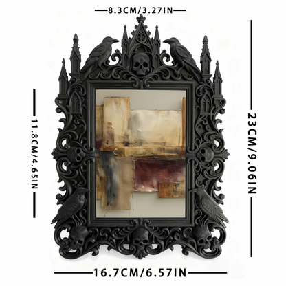 Bestseller European Carved Frame | Vineyard Picnic Area Decor, Photo Holder, Rustic Royal Relief Craft