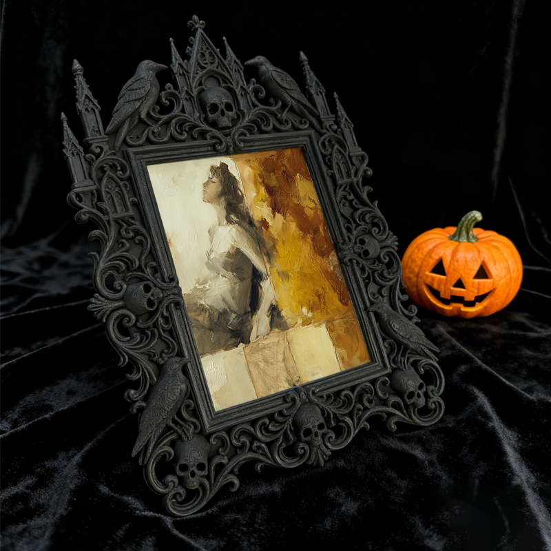 Trendy European Palace Frame | Floral Arrangement Contest Decor, Photo Holder, Vintage Relief Craft