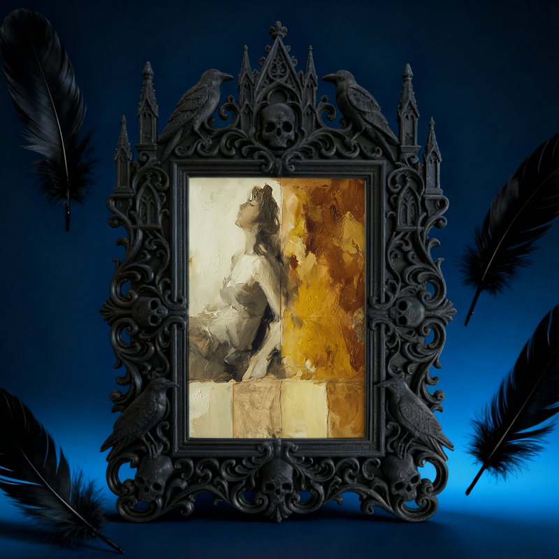 Trendy European Palace Frame | Floral Arrangement Contest Decor, Photo Holder, Vintage Relief Craft