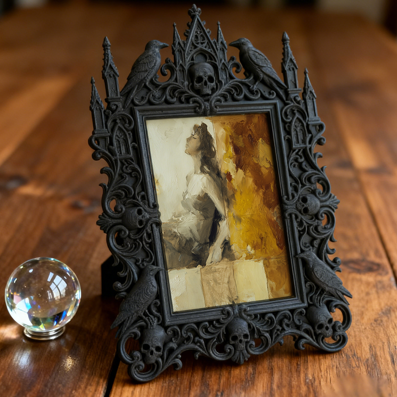 Trendy European Palace Frame | Floral Arrangement Contest Decor, Photo Holder, Vintage Relief Craft