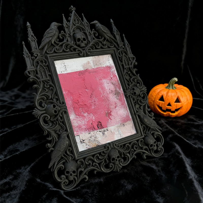 Premium Court Relief Frame | Retirement Home Gift Corner Decor, Memorial Photo Holder, Warm Royal Retro Style