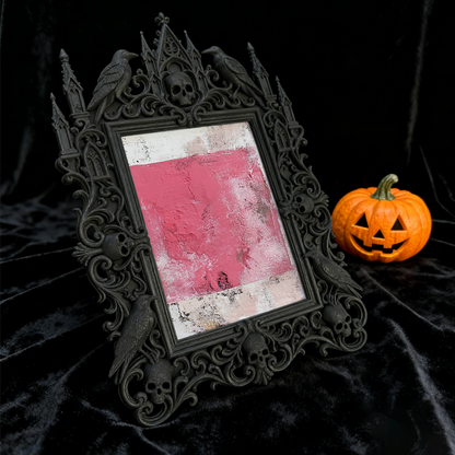 Premium Court Relief Frame | Retirement Home Gift Corner Decor, Memorial Photo Holder, Warm Royal Retro Style