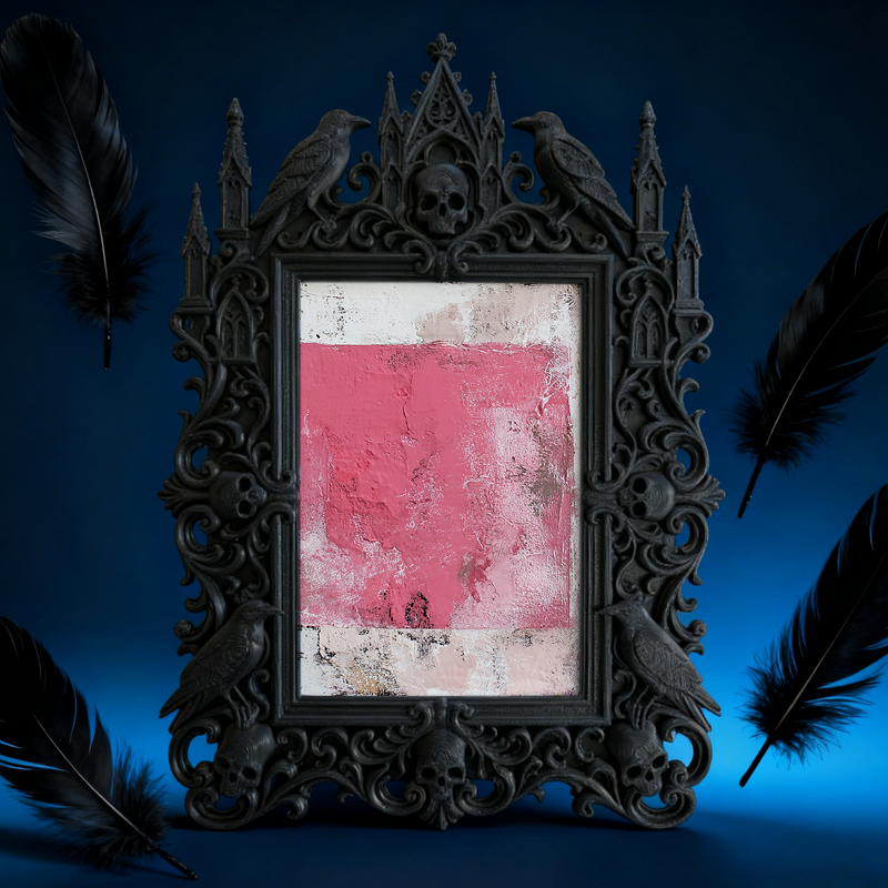 Premium Court Relief Frame | Retirement Home Gift Corner Decor, Memorial Photo Holder, Warm Royal Retro Style