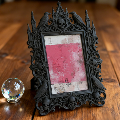 Premium Court Relief Frame | Retirement Home Gift Corner Decor, Memorial Photo Holder, Warm Royal Retro Style