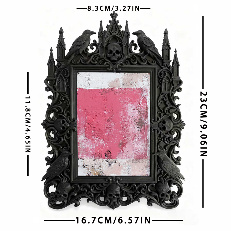 Premium Court Relief Frame | Retirement Home Gift Corner Decor, Memorial Photo Holder, Warm Royal Retro Style