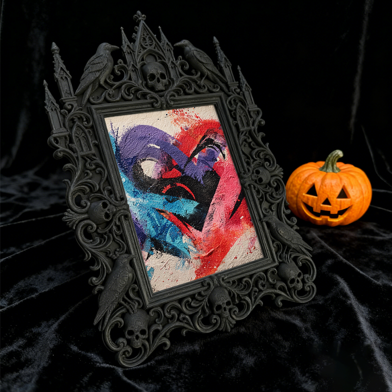 Bestseller Gothic Dark-style Photo Frame | Paranormal Investigation Office Decor, Photo Ornament, Wall/Table Dual-use, Waterproof Anti-fade 