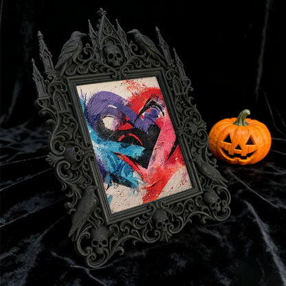Bestseller Gothic Dark-style Photo Frame | Paranormal Investigation Office Decor, Photo Ornament, Wall/Table Dual-use, Waterproof Anti-fade 