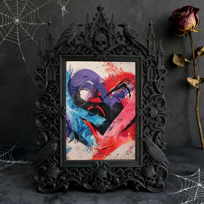 Bestseller Gothic Dark-style Photo Frame | Paranormal Investigation Office Decor, Photo Ornament, Wall/Table Dual-use, Waterproof Anti-fade 