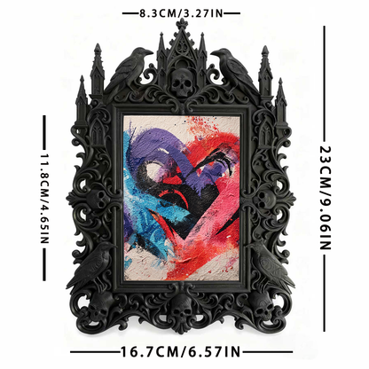 Bestseller Gothic Dark-style Photo Frame | Paranormal Investigation Office Decor, Photo Ornament, Wall/Table Dual-use, Waterproof Anti-fade 