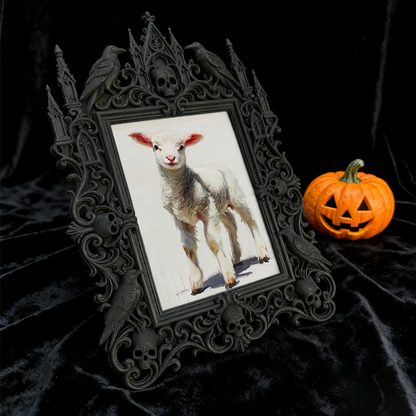 Top-rated Gothic Dark-style Photo Frame | Witchy Handmade Jewelry Pop-up Decor, Photo Ornament, Wall-mountable & Tabletop, Waterproof Light 