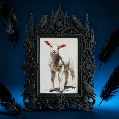 Top-rated Gothic Dark-style Photo Frame | Witchy Handmade Jewelry Pop-up Decor, Photo Ornament, Wall-mountable & Tabletop, Waterproof Light 